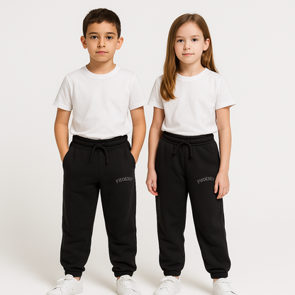 RESVD Winter Branded Phoenix Unisex Black Jogger Trouser KUT-03