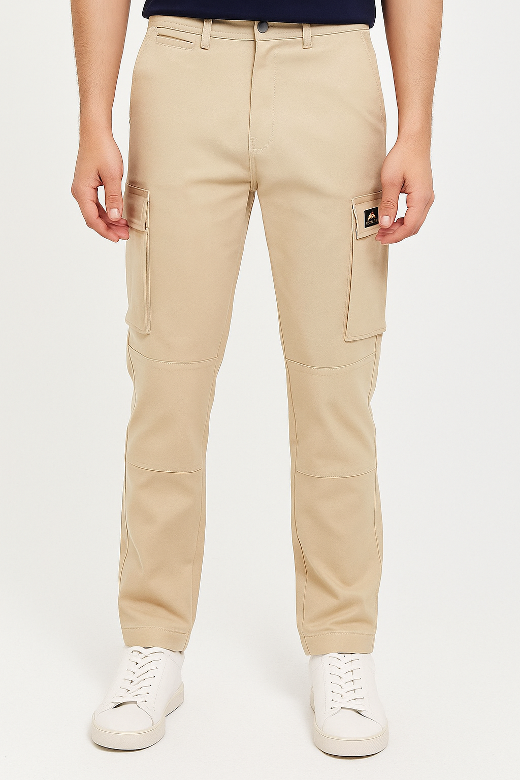 JCK&JONS Branded Men's Cargo Fit Pant Beige Color CFP-30