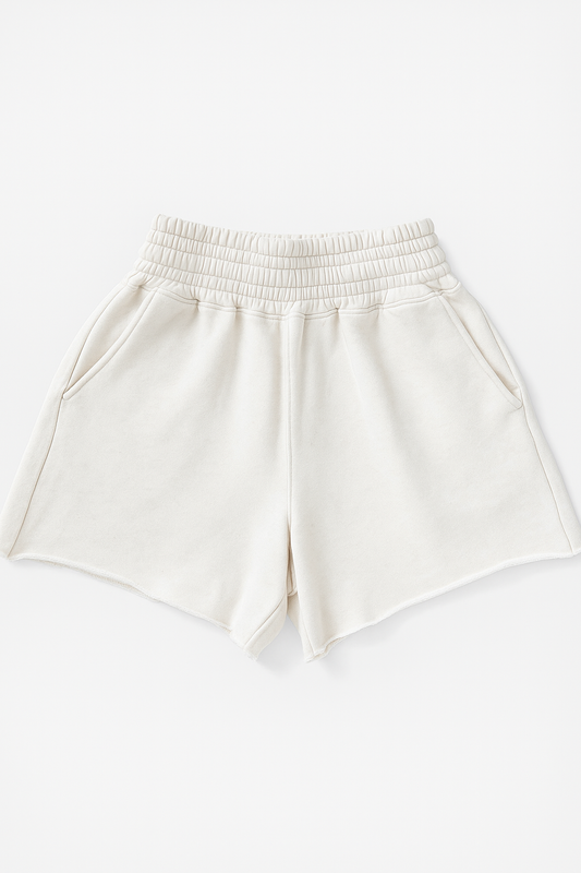 Misguidd Branded Women's Short Simple White Color MWS-14