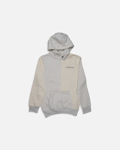 Primk Branded Winter Unisex Premium Fleece Tracksuit Co-ord set – Light Grey & Beige UCS-02