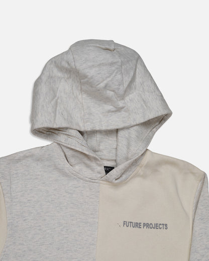 Primk Branded Winter Unisex Premium Fleece Tracksuit Co-ord set – Light Grey & Beige UCS-02