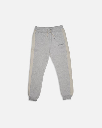 Primk Branded Winter Unisex Premium Fleece Tracksuit Co-ord set – Light Grey & Beige UCS-02