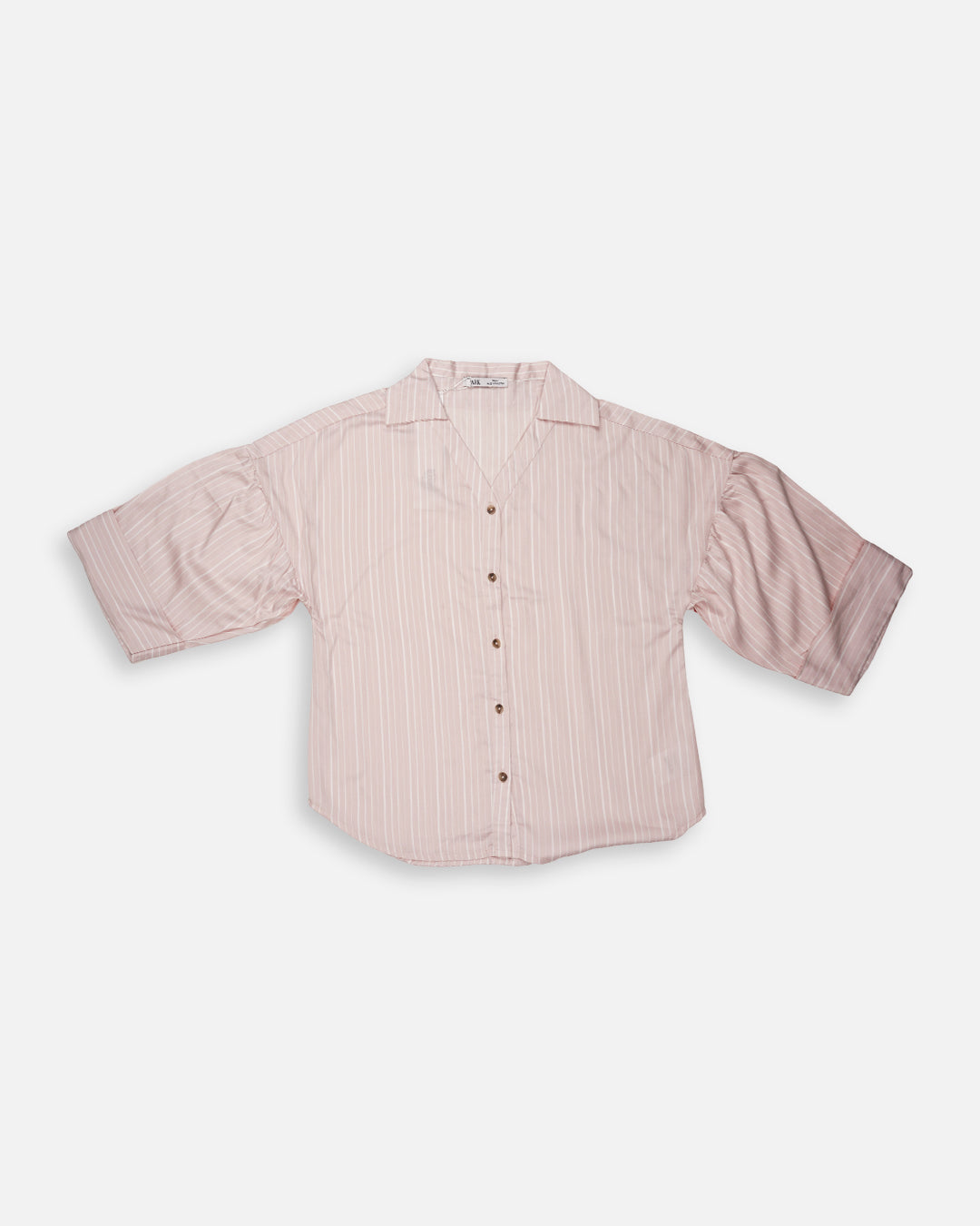 Zelig Branded Pink & White Striped Co-Ord Set WCS-14