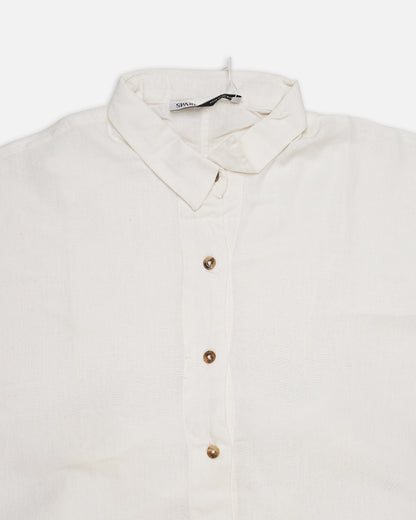 Spark Branded Women’s Premium Co-Ord Set - White WCS-16