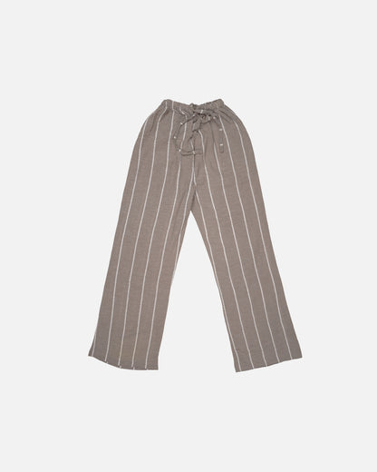 Zelig Branded Light Brown & White Striped Co-Ord Set WCS-11