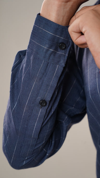 Branded Mens Formal Shirt-Dark Purple MFS-42