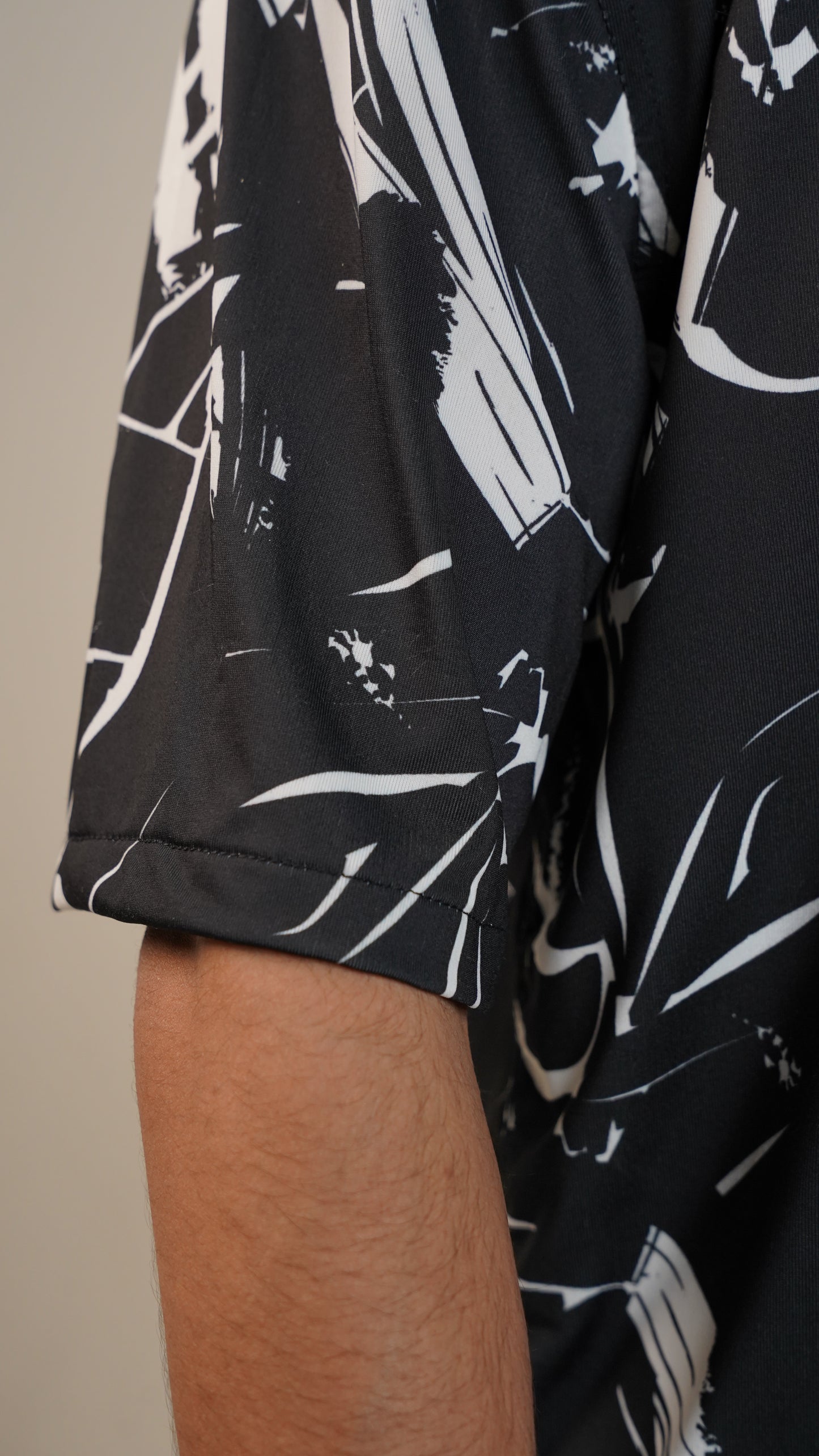 Spark Branded Mens Casual Shirt-Arctic White Linen-Blend MCS-38