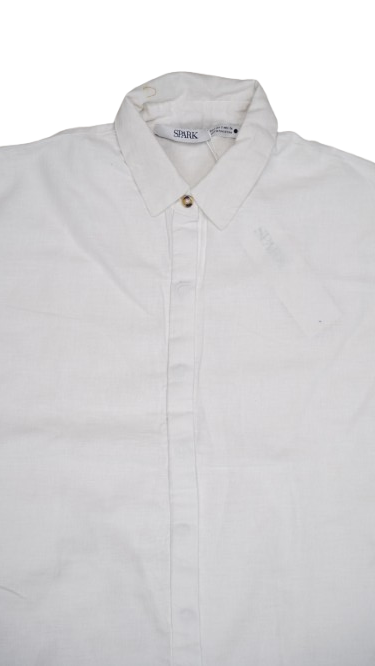 Spark Branded Women’s Premium Co-ord Set – White WCS-34