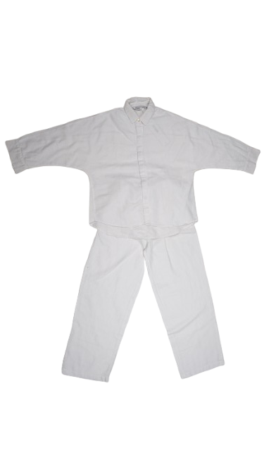 Spark Branded Women’s Premium Co-ord Set – White WCS-34
