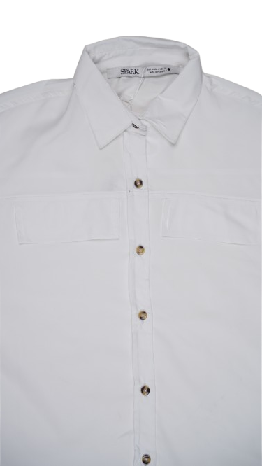 Spark Branded Women’s Premium Front Pocket Co-ord Set – Off White WCS-35