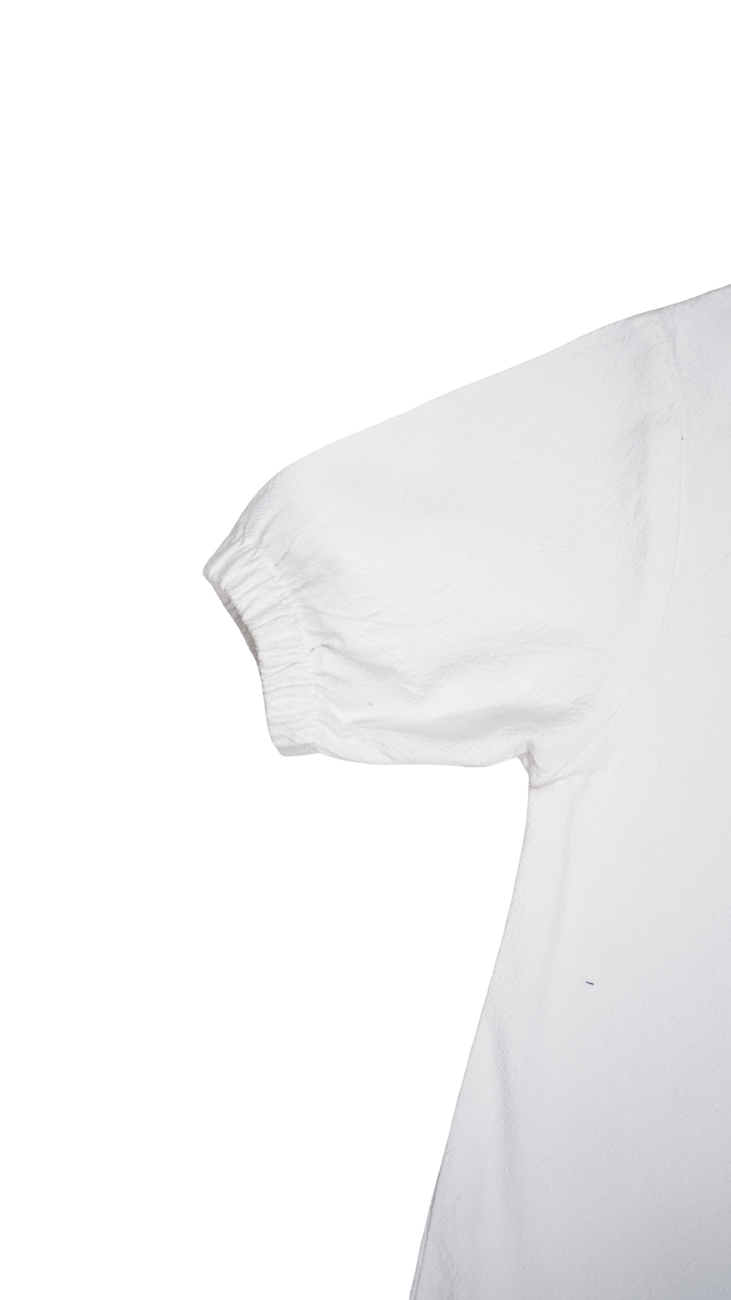 Spark Branded Girls Solid Cotton Fusion Top – White GF-09