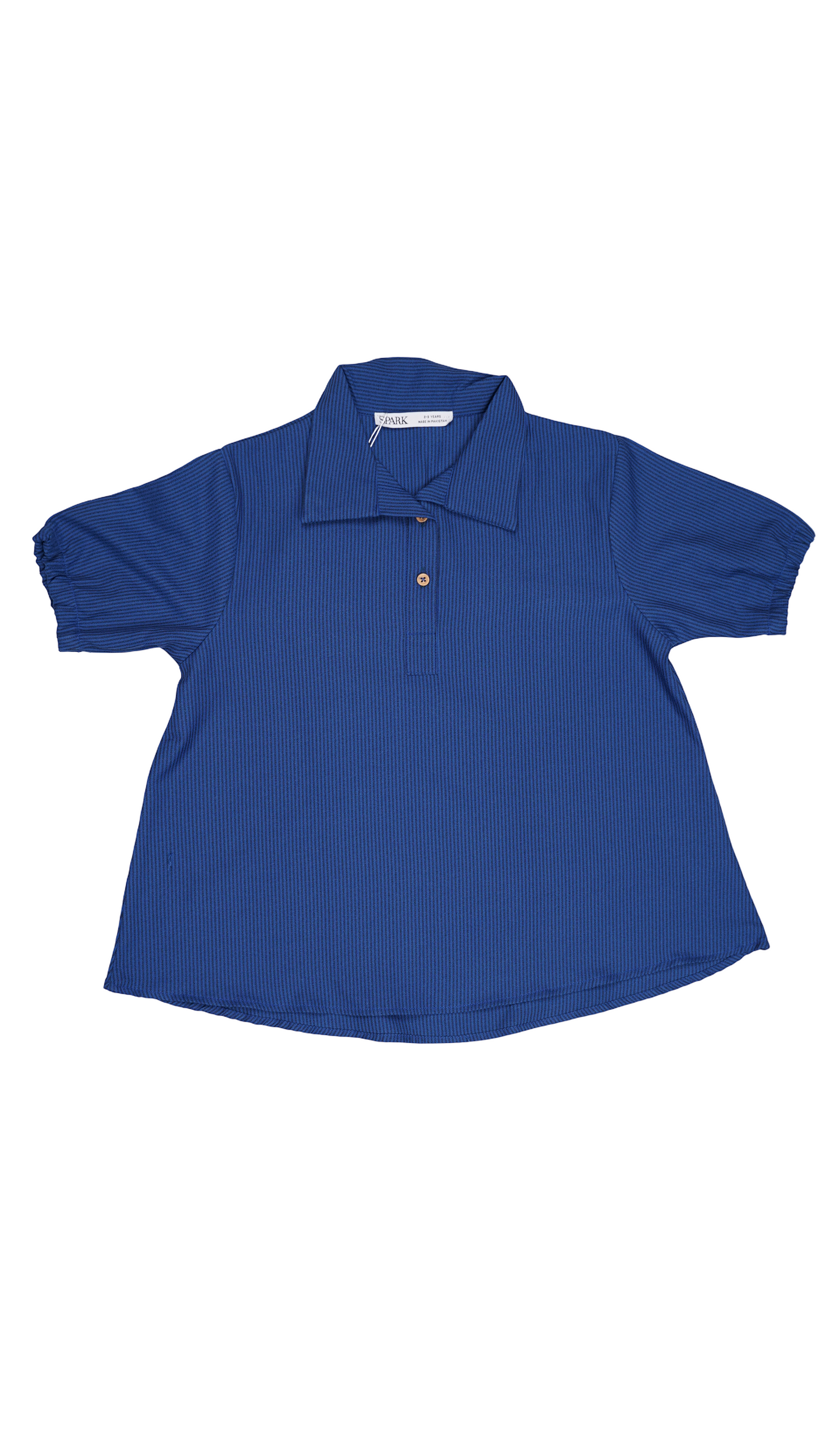 Spark Branded Girls Fusion Top –  Blue GF-11