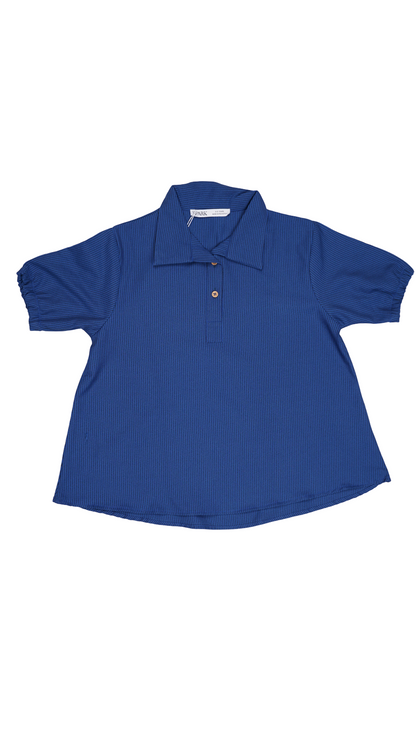 Spark Branded Girls Fusion Top –  Blue GF-11