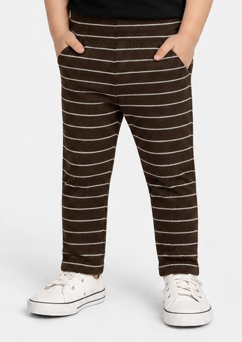 Branded Girl's Tides Brown Color with White stripes  GTD-02