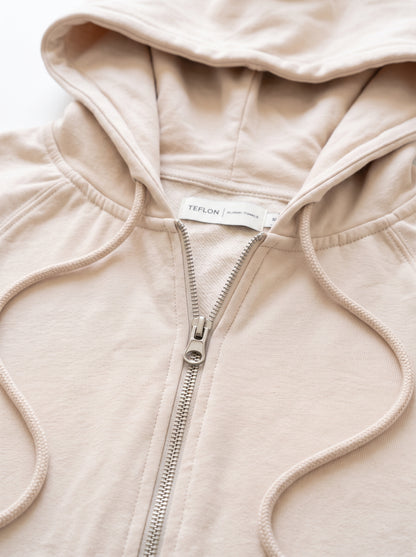 Leftees Branded Women's Cropped Zip-Up Hoodie SP-83