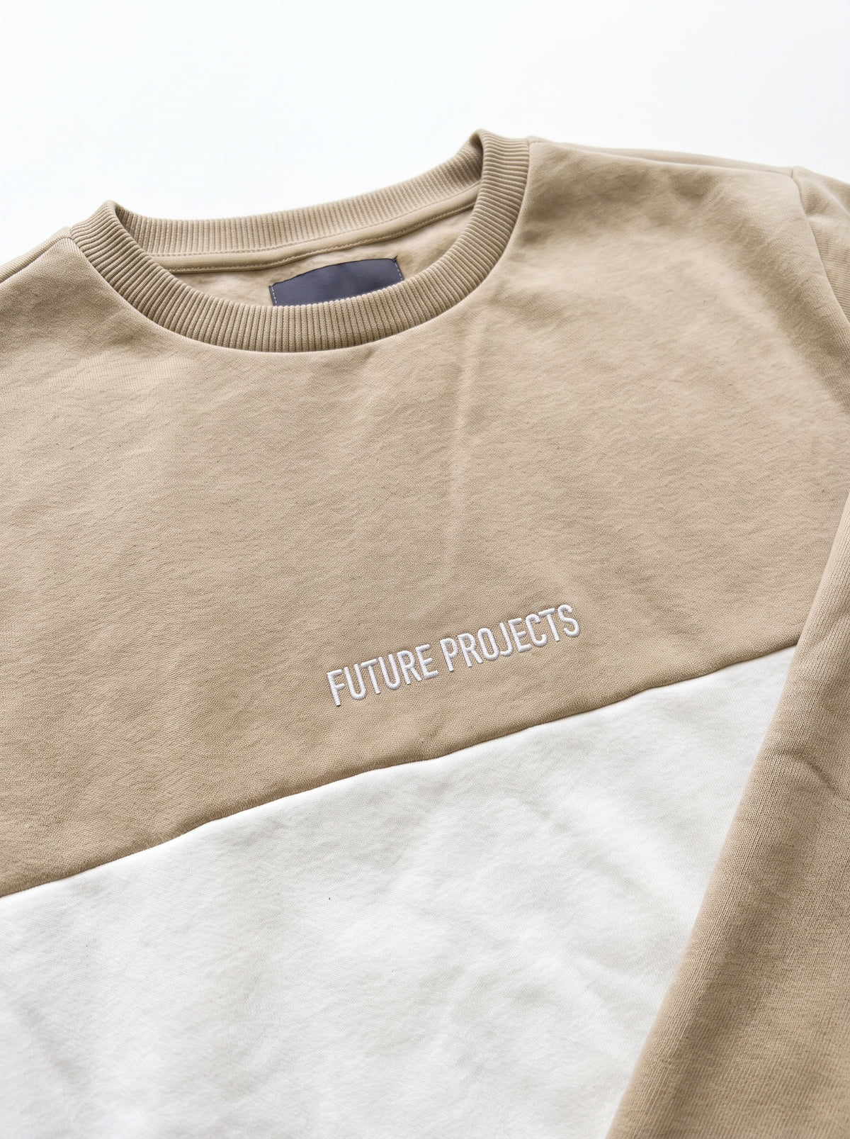Primarky Branded Unisex "Future Projects" Color-Block Crewneck Sp-75