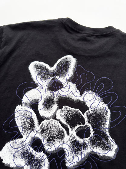 Branded Unisex Noir Abstract Back-Print Crewneck – Black Sp-74