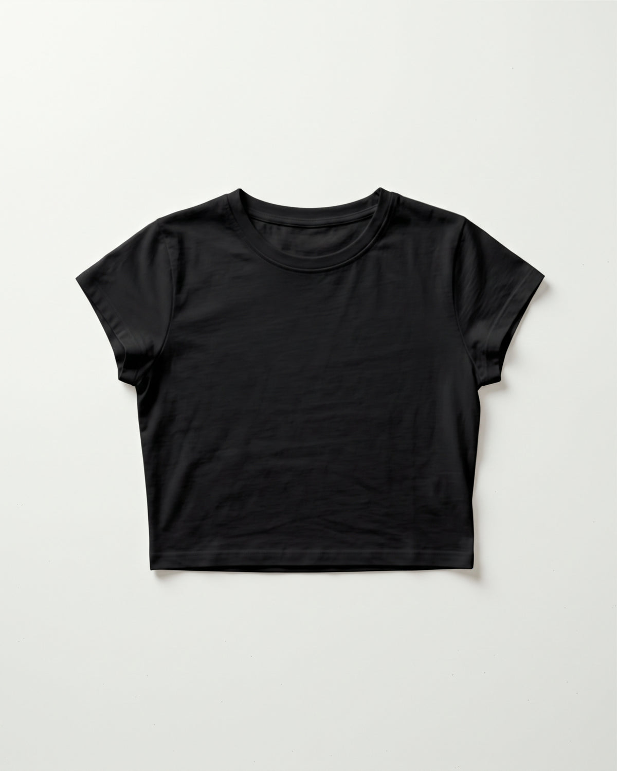 Alos Branded Women’s Croptop - Black WTT-25