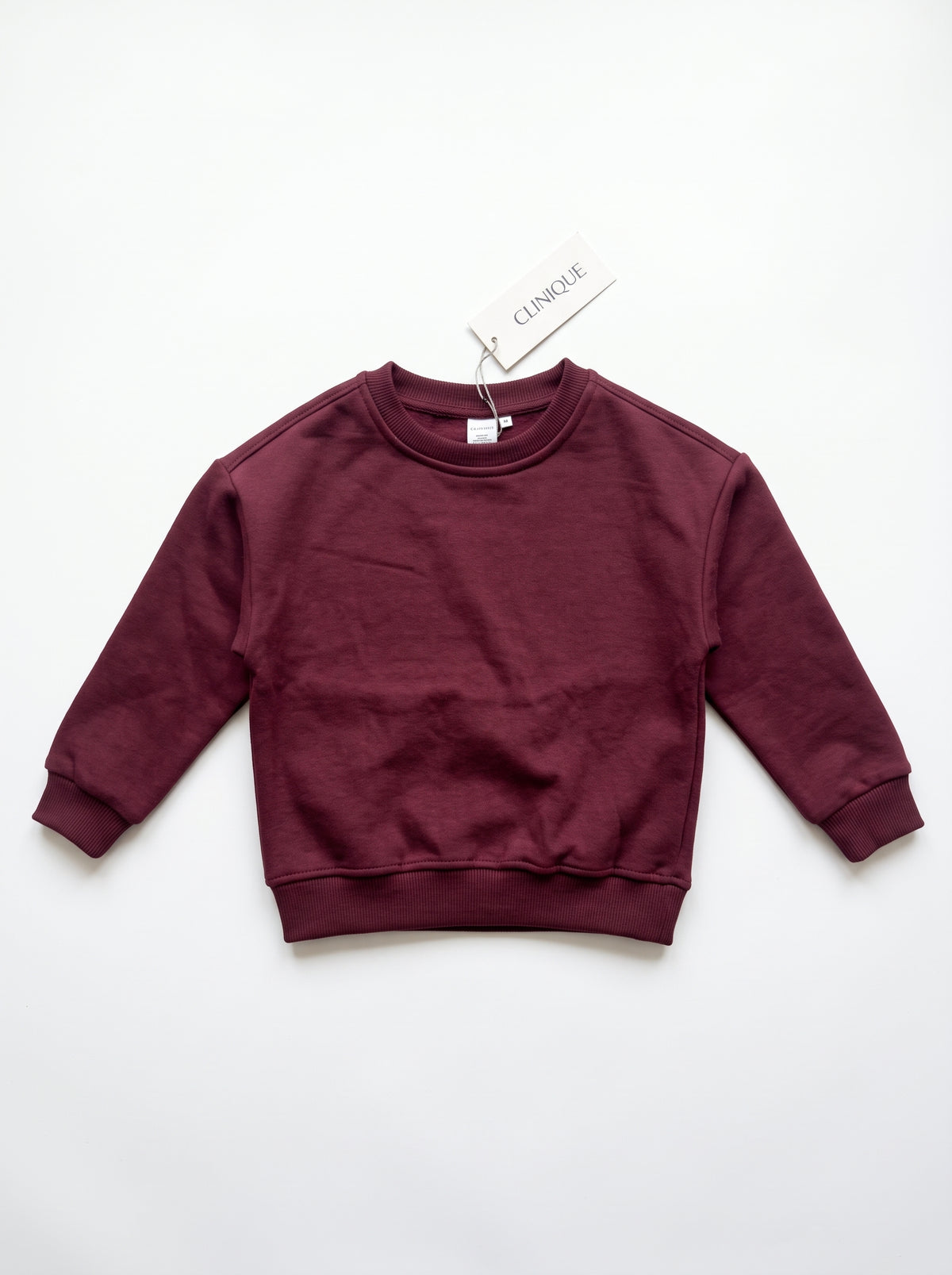Branded Kids Plain Maroon Fleece Sweatshirt Sp-04