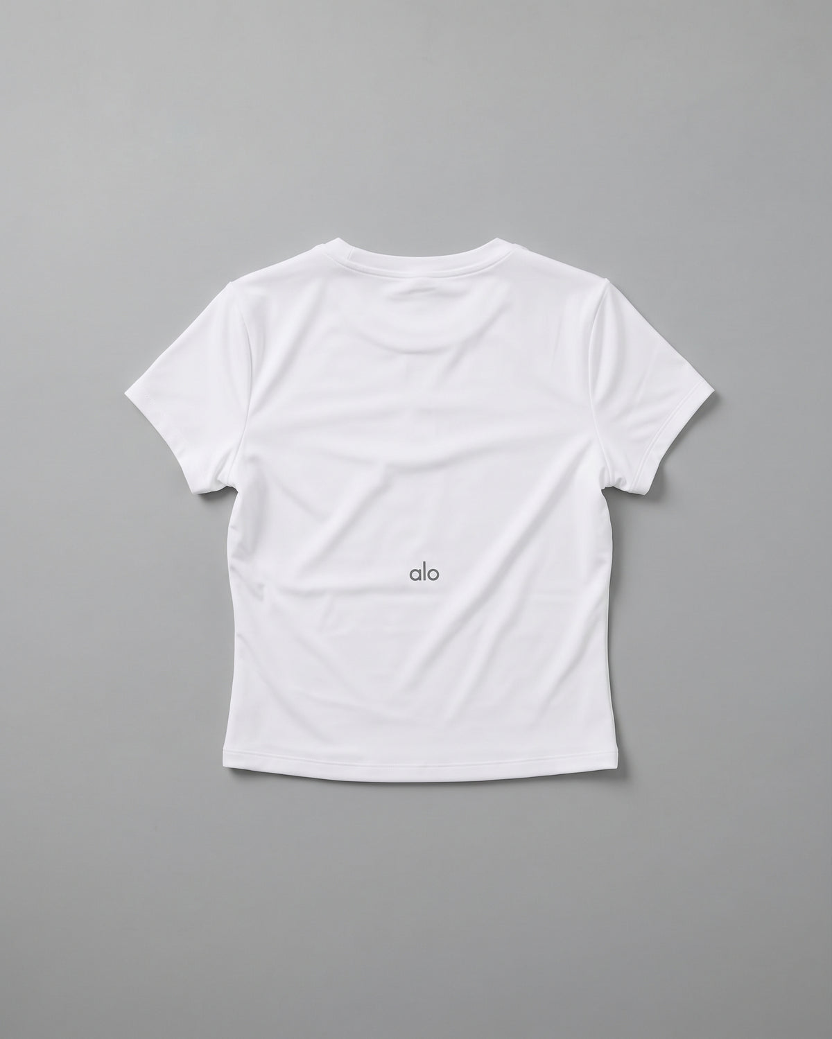 Alos Branded Women’s Crewneck T-Shirt - White WT-08