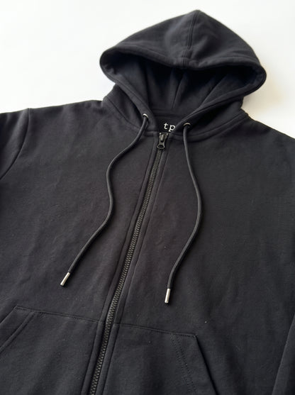 Branded Unisex Full-Zip Fleece Hoodie - Brown SP-80