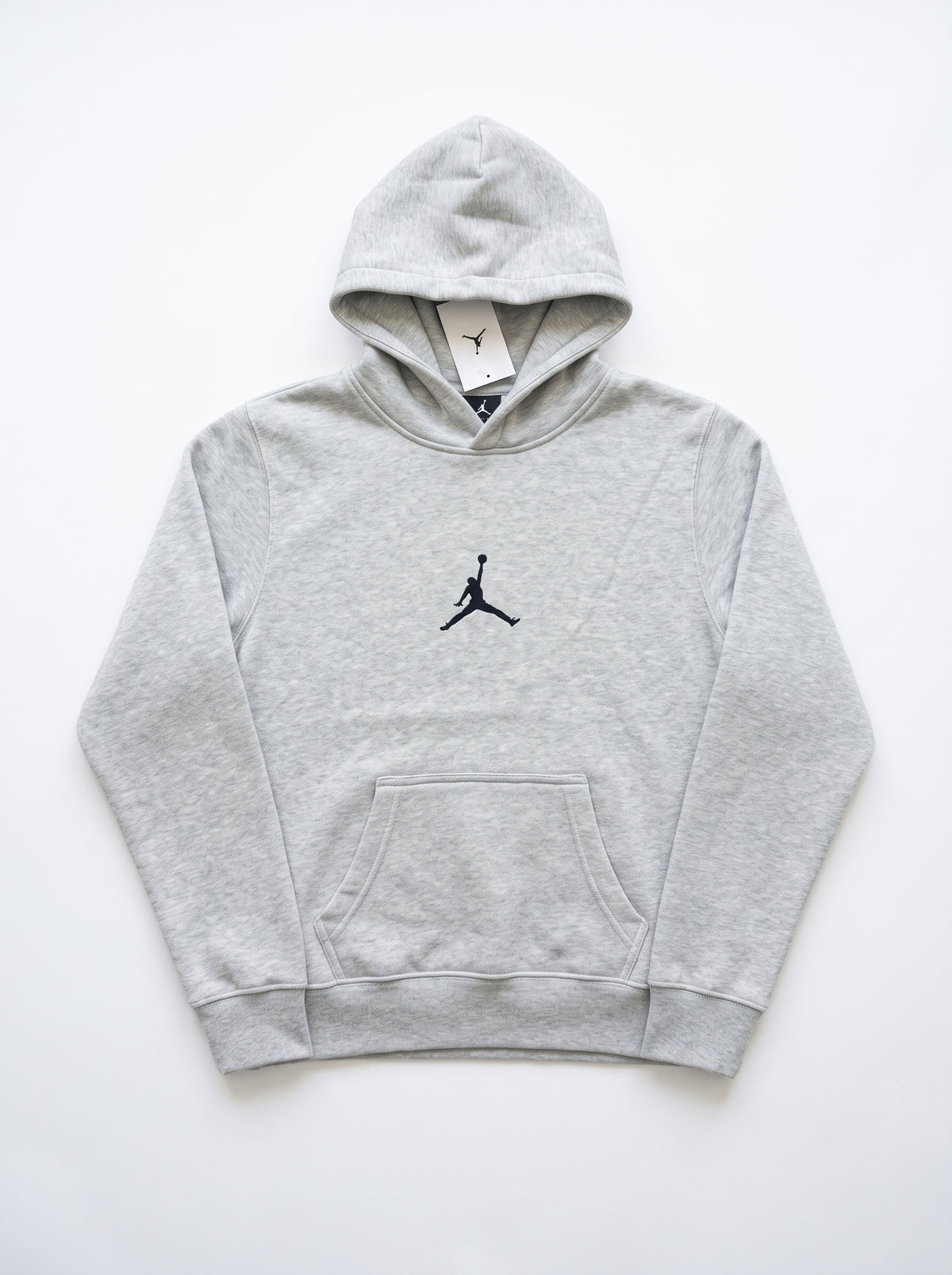 Branded Kids Jumpman Logo Grey Hoodie Sp-15