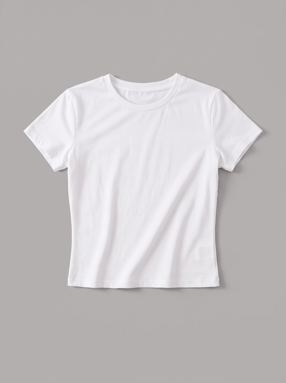 Alos Branded Women’s Crewneck T-Shirt - White WT-08
