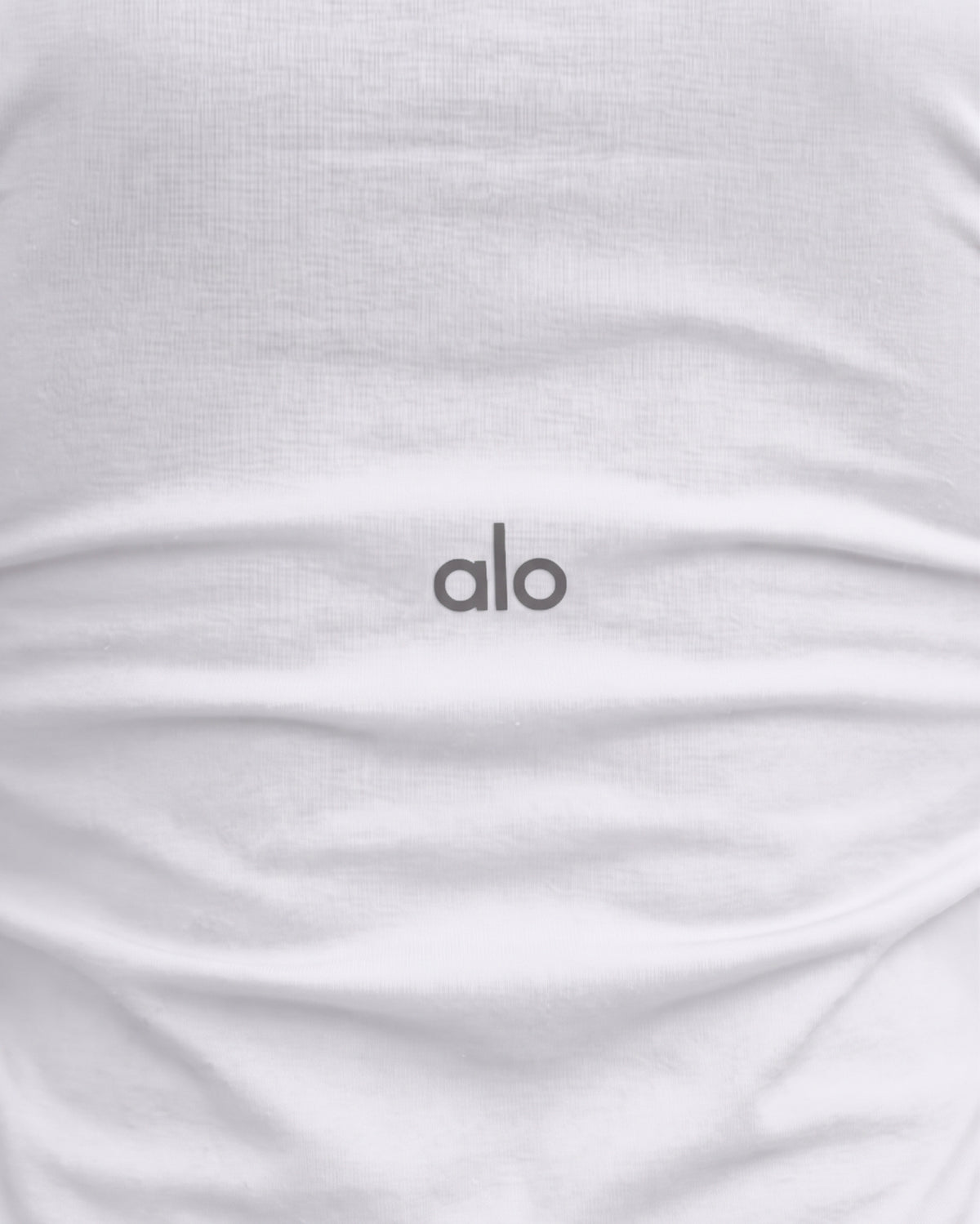 Alos Branded Women’s Crewneck T-Shirt - White WT-08