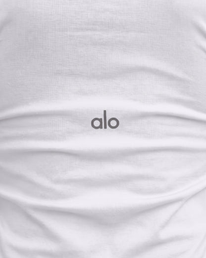 Alos Branded Women’s Crewneck T-Shirt - White WT-08