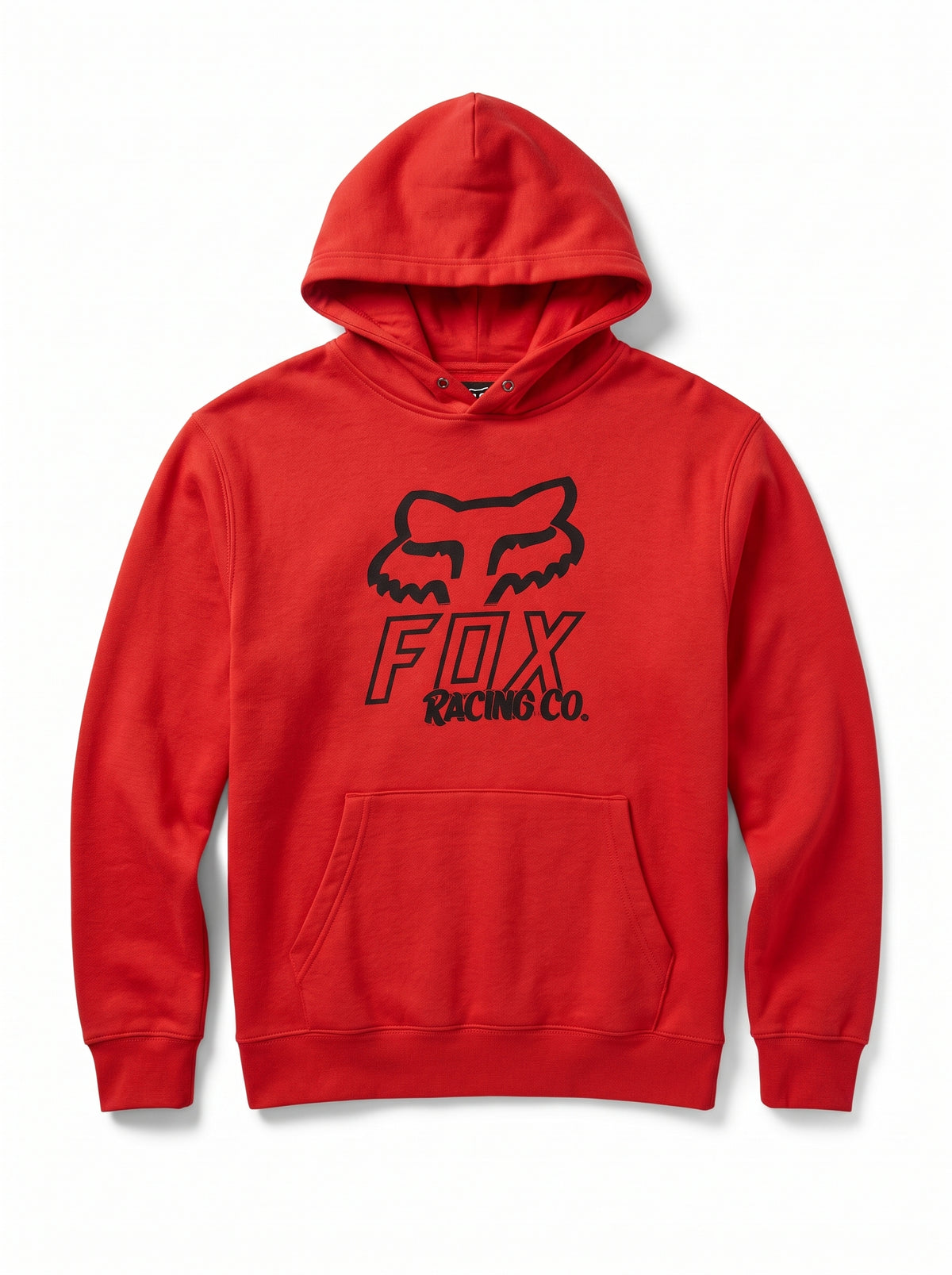 Branded Unisex Fox Racing Co. Red Pullover Hoodie - Orange Sp-70