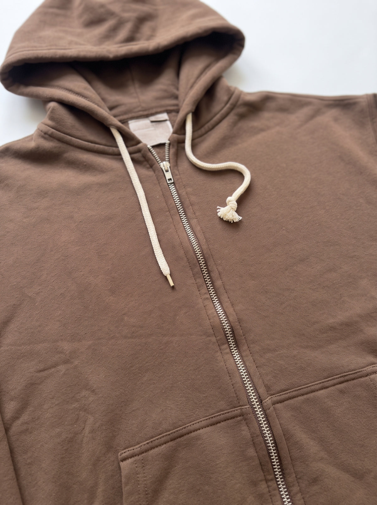 Arizon Branded Unisex Full-Zip Fleece Hoodie - Brown SP-79