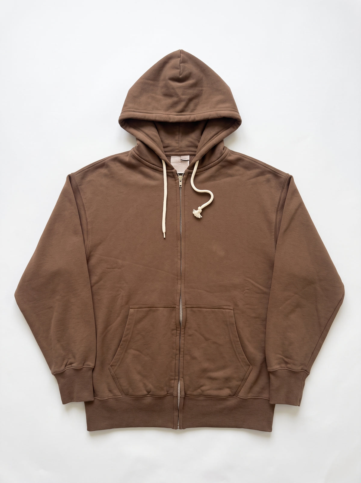 Arizon Branded Unisex Full-Zip Fleece Hoodie - Brown SP-79