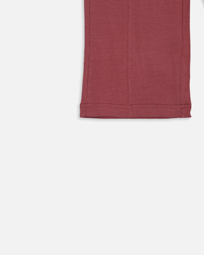 Winters Girls’ Ribbed Cotton Wide-Leg Drawstring Trousers – Dusty Rose GT-04