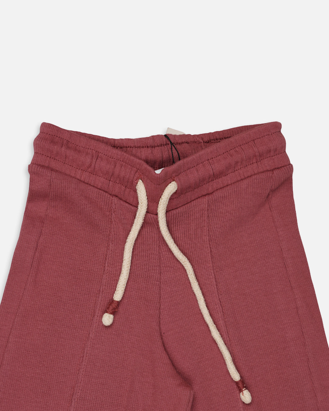 Winters Girls’ Ribbed Cotton Wide-Leg Drawstring Trousers – Dusty Rose GT-04