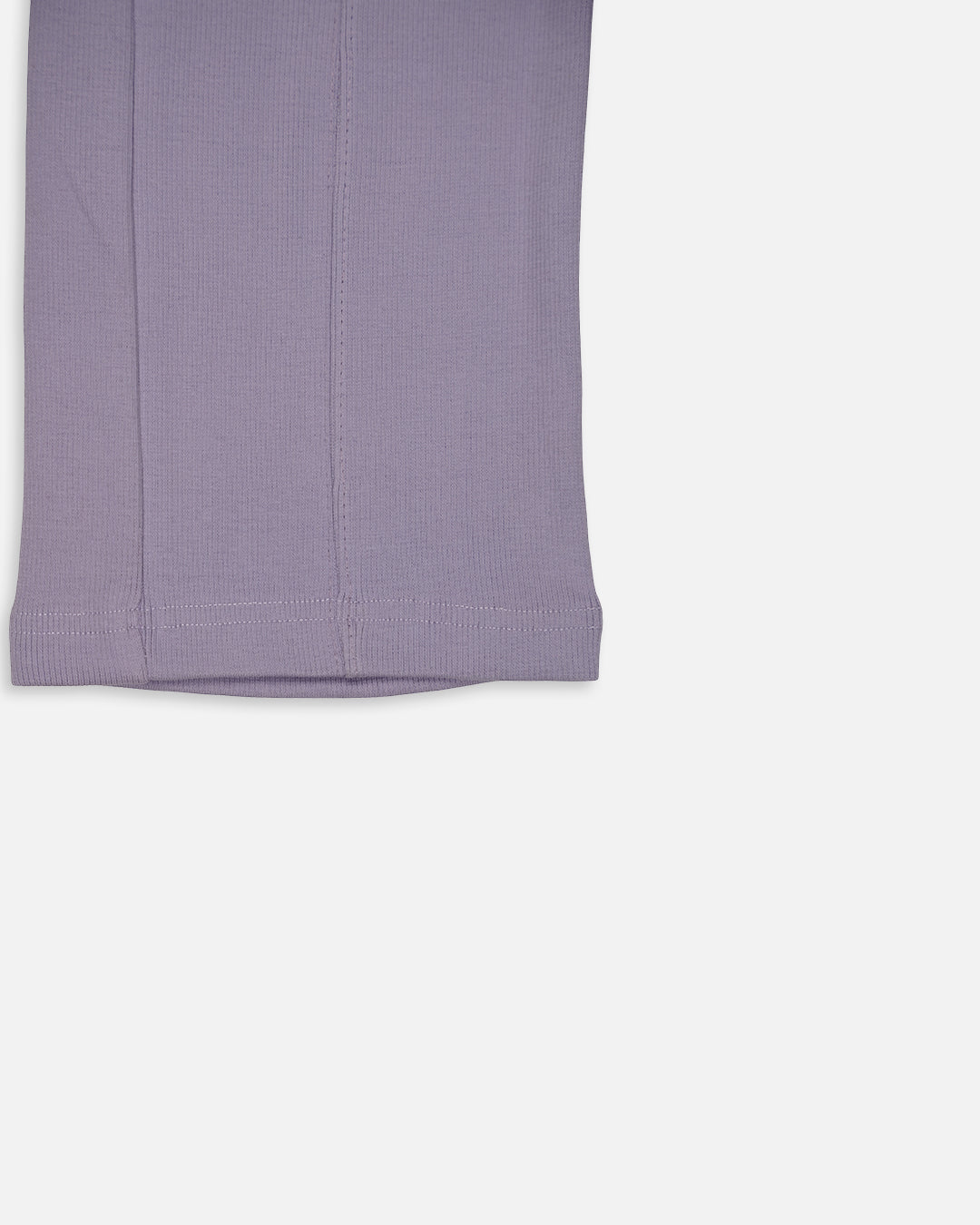 Winters Girls’ Ribbed Cotton Wide-Leg Drawstring Trousers – Lilac GT-06