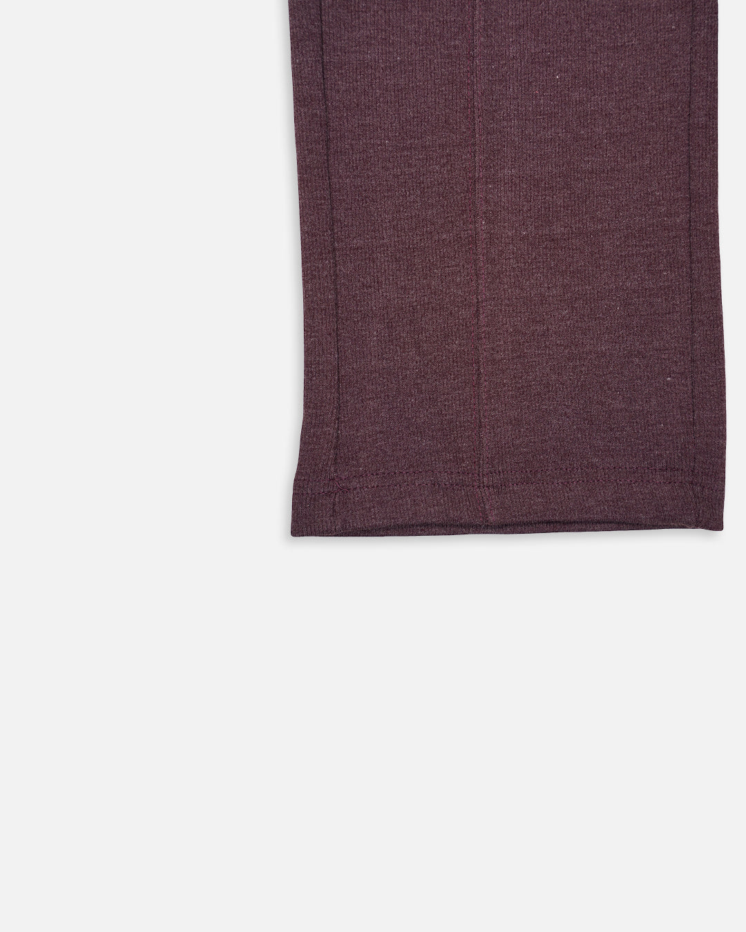 Winters Girls’ Ribbed Cotton Wide-Leg Drawstring Trousers – Deep Maroon GT-09