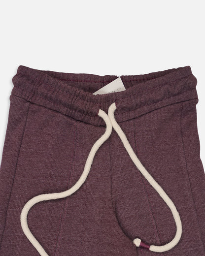 Winters Girls’ Ribbed Cotton Wide-Leg Drawstring Trousers – Deep Maroon GT-09