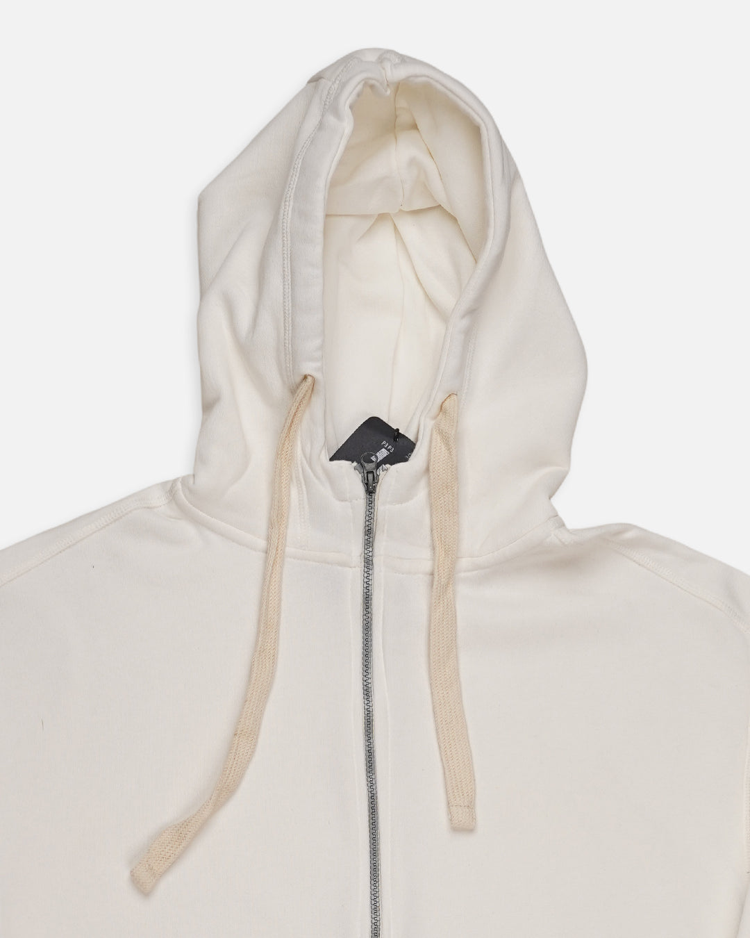 Adony Branded Men’s Essential Fleece Zip-Up Hoodie – White MZH-09