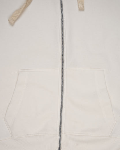 Adony Branded Men’s Essential Fleece Zip-Up Hoodie – White MZH-09