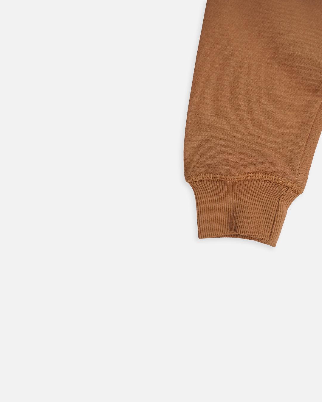 Adony Branded Men’s Essential Fleece Zip-Up Hoodie – Brown MZH-10