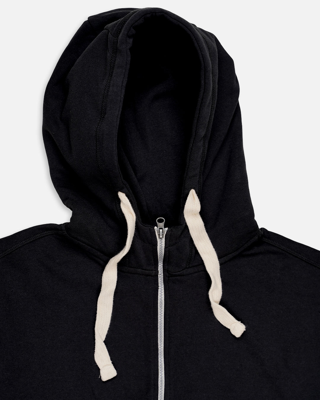 Adony Branded Men’s Essential Fleece Zip-Up Hoodie – Black MZH-07