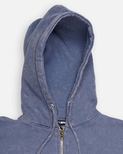 Fashion Nva Branded Women's Dusty Blue Colour Crop Zipper Jacket FNWJ-01