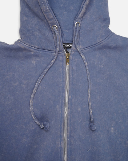 Fashion Nva Branded Women's Dusty Blue Colour Crop Zipper Jacket FNWJ-01