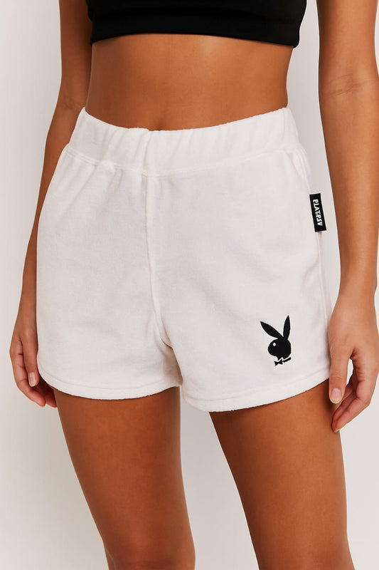 Misguidd Branded Women's Short White Color MWS-13