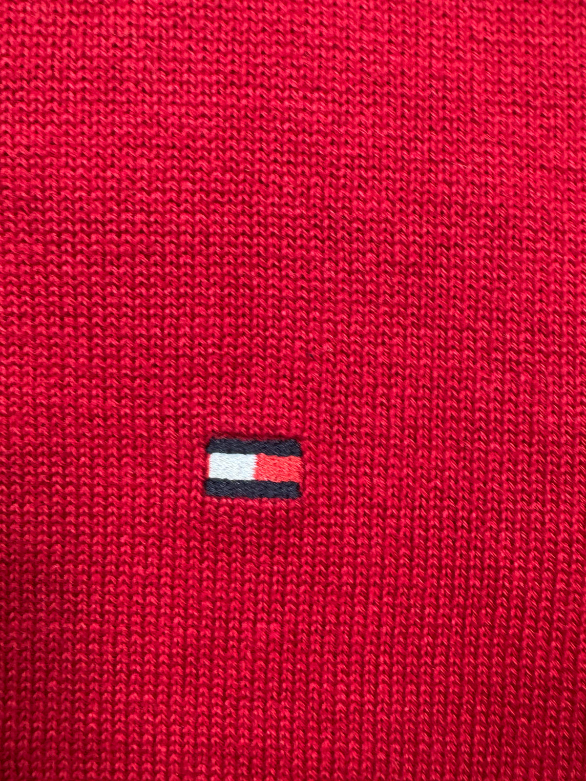 Tomie Hil Branded Mens Red Classic Crewneck Sweatshirt Sp-27