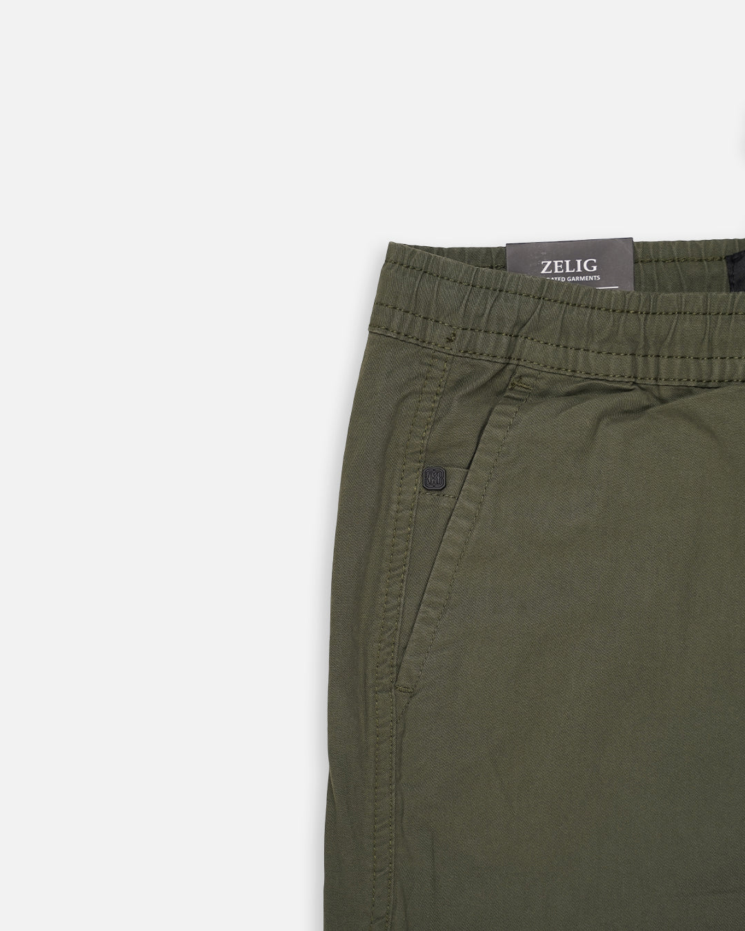 Zelig Branded Men’s Essential Jogger Pants – Olive Green CFP-45