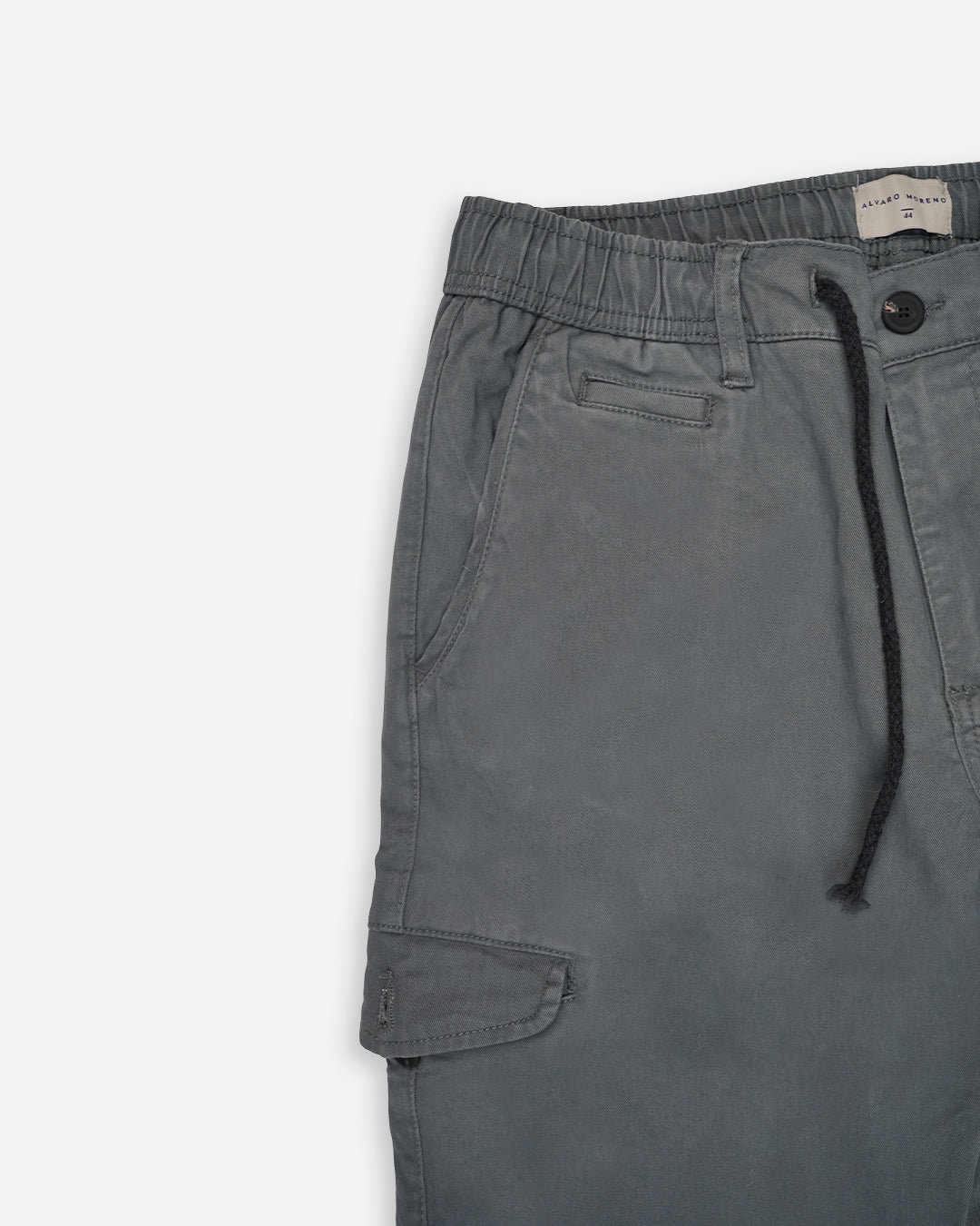 Branded Men's Charcoal Grey Cargo Jogger Pants CFP-51