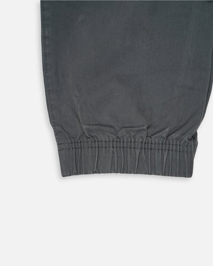 Branded Men's Charcoal Grey Cargo Jogger Pants CFP-51