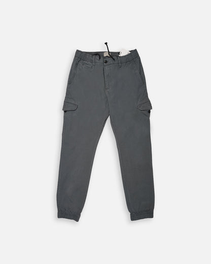 Branded Men's Charcoal Grey Cargo Jogger Pants CFP-51