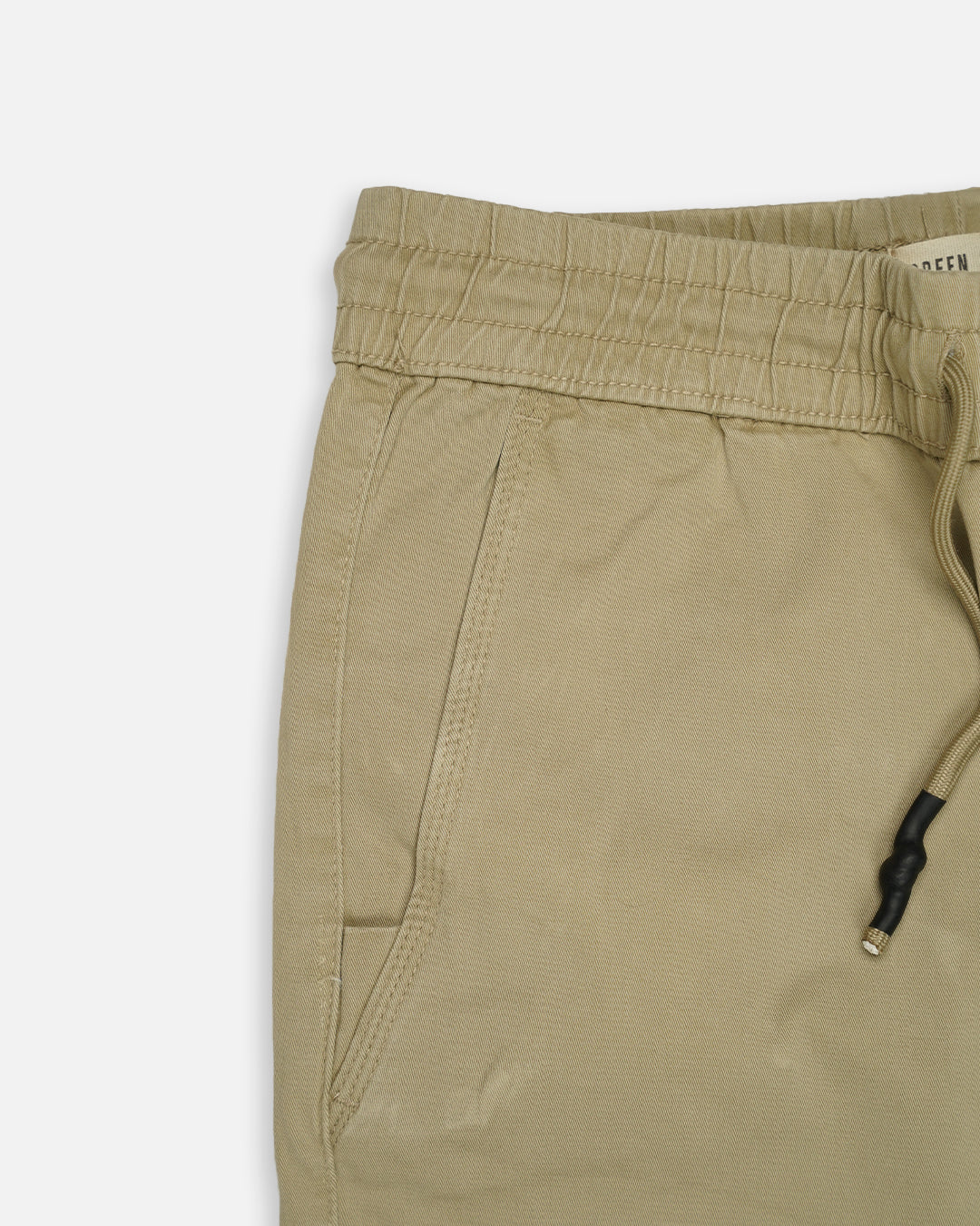 Branded Men’s Essential Jogger Pants –  Light Khaki CFP-46